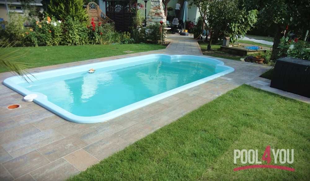 Basen ogrodowy z laminatu, poliestrowy 6x3x1,4 od ręki Producent