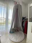 Baldachim namiot TIPI sufitowy + materac