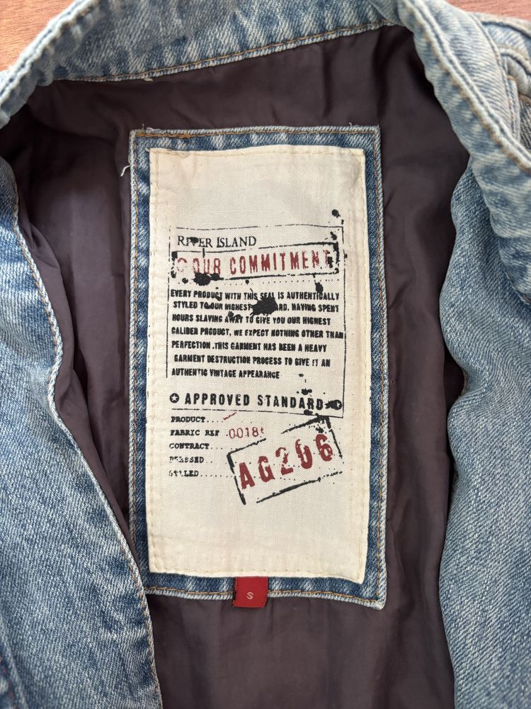 Męska kurtka jeansowa Vintage