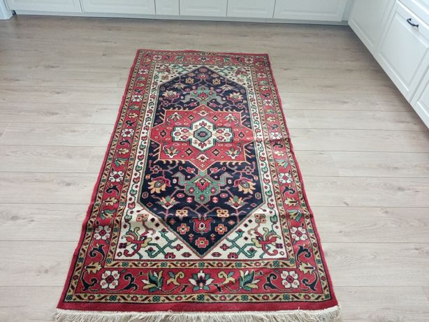 Piękny orientalny wełniany dywan 100x200cm