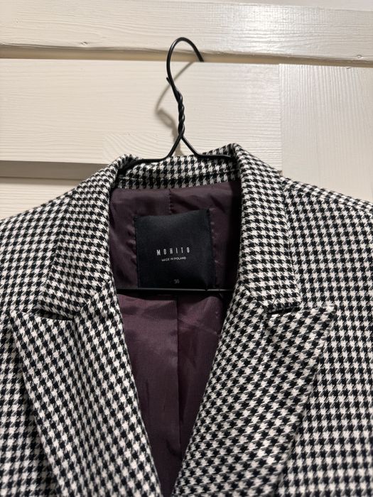 Двобортний піджак з принтом