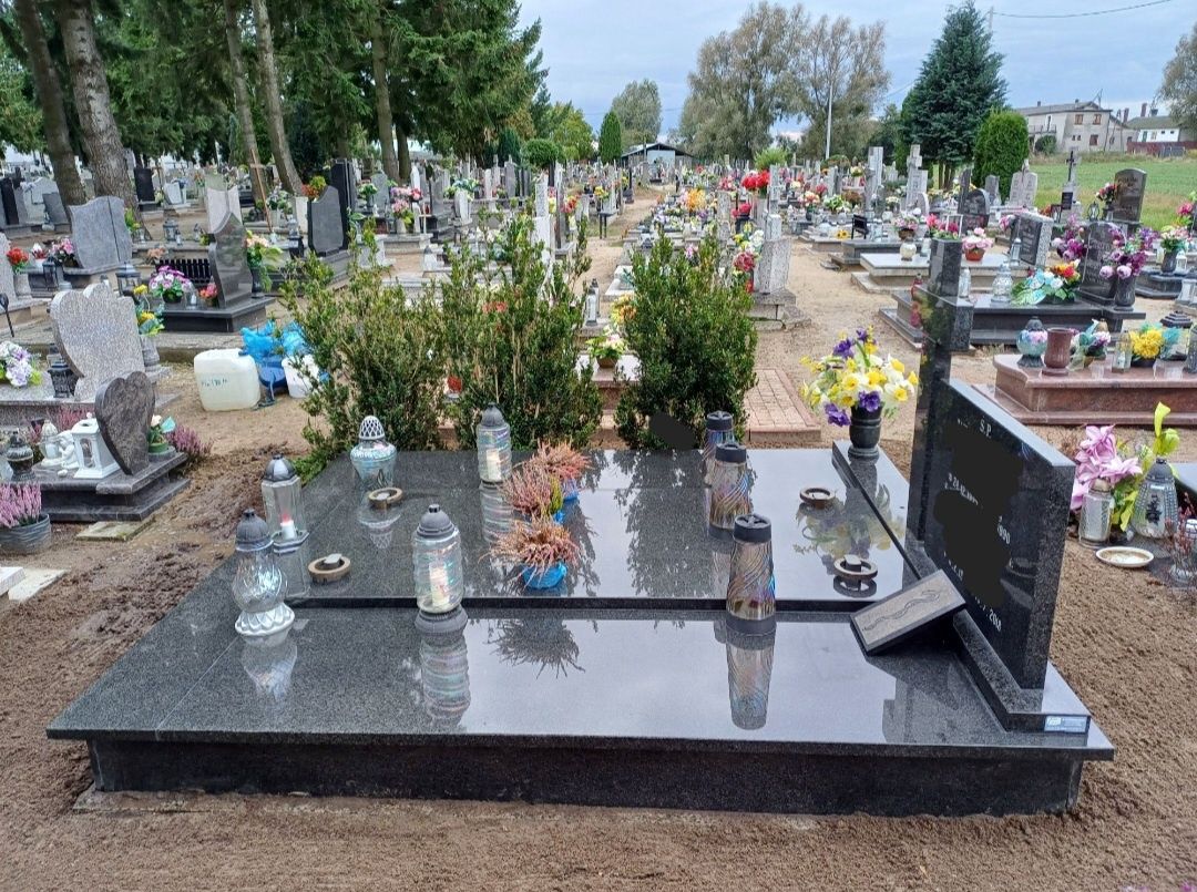 Mycie i sprzątanie pomników, nagrobków na cmentarzach