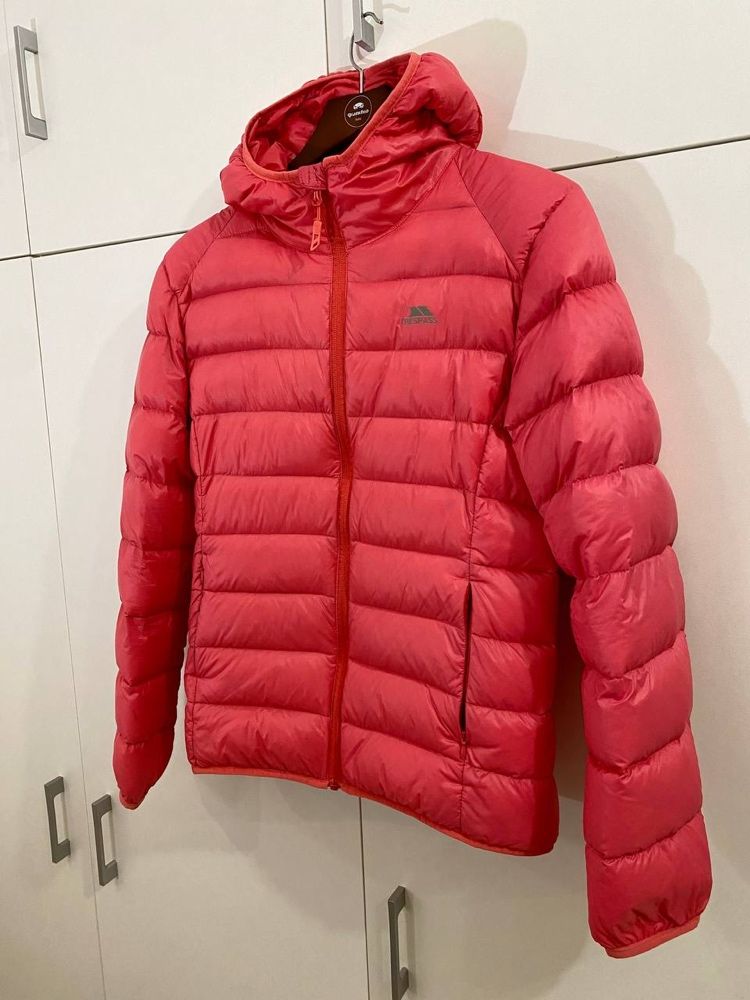 Trespass пухова жіноча курточка рожева