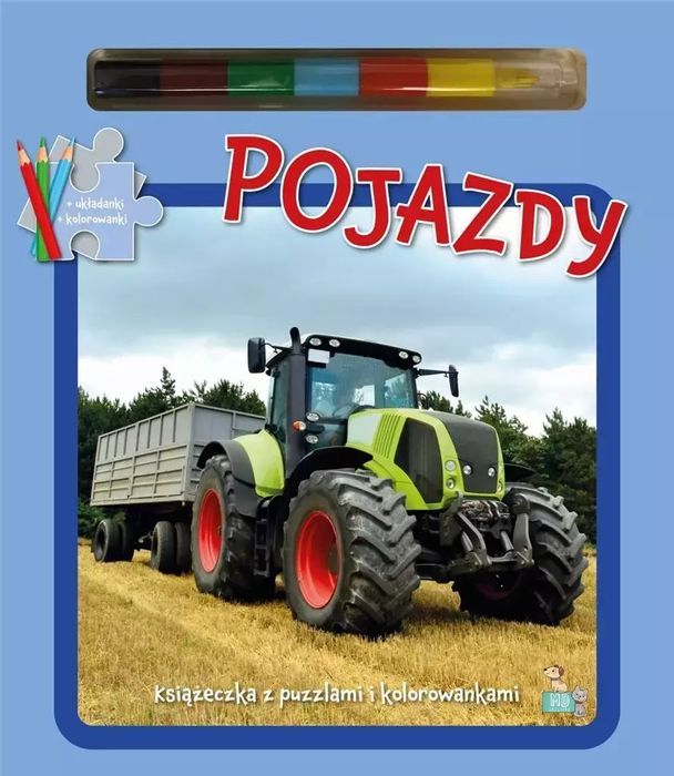 Książeczki Z Puzzlami Pojazdy Praca Zbiorowa Nowa