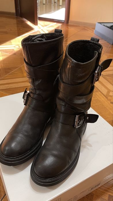 Geox зима 36 р  шкіряні чоботи