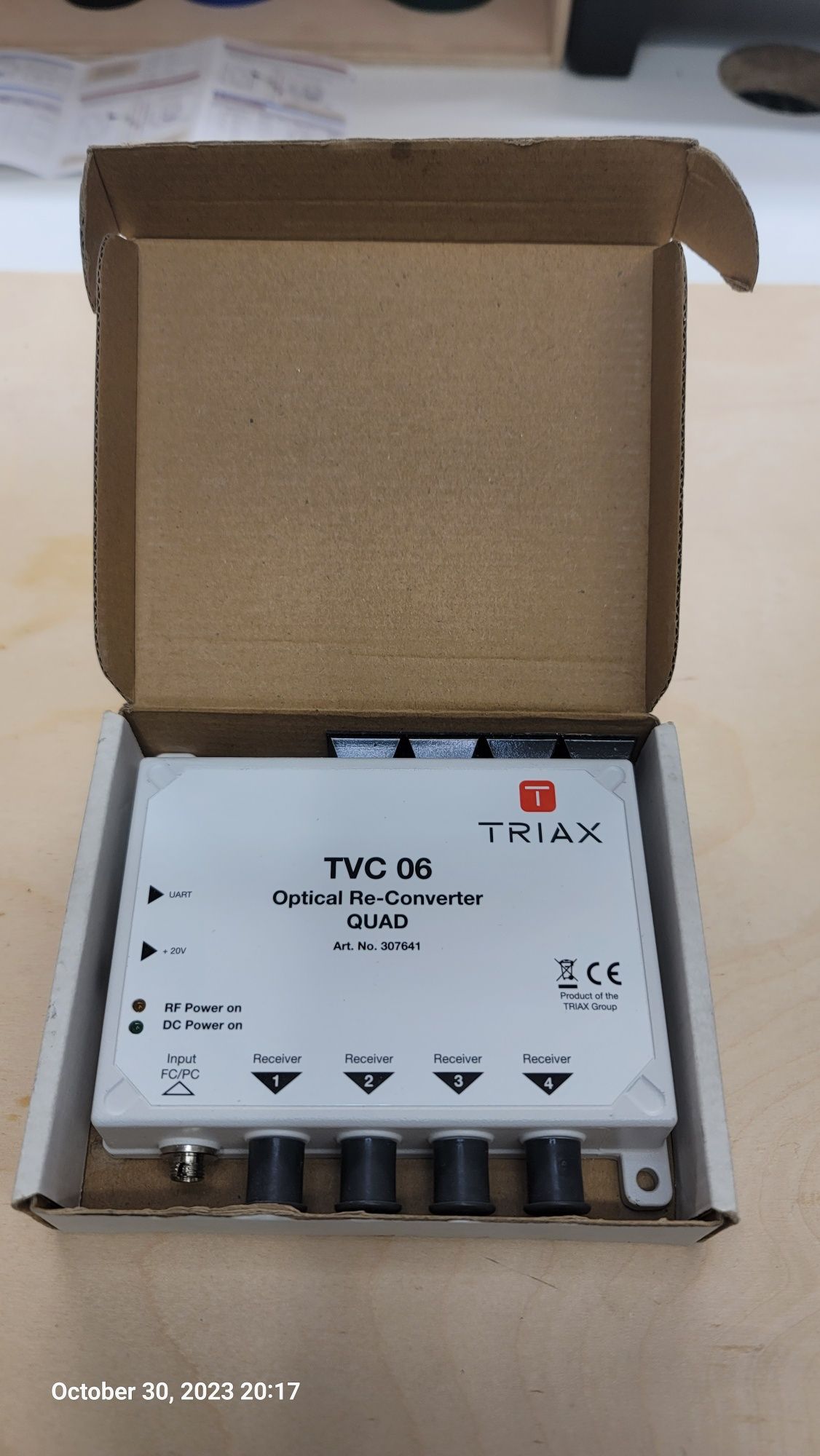 Tv-sat -cabel Tvc 06 triax opto reconverter quad