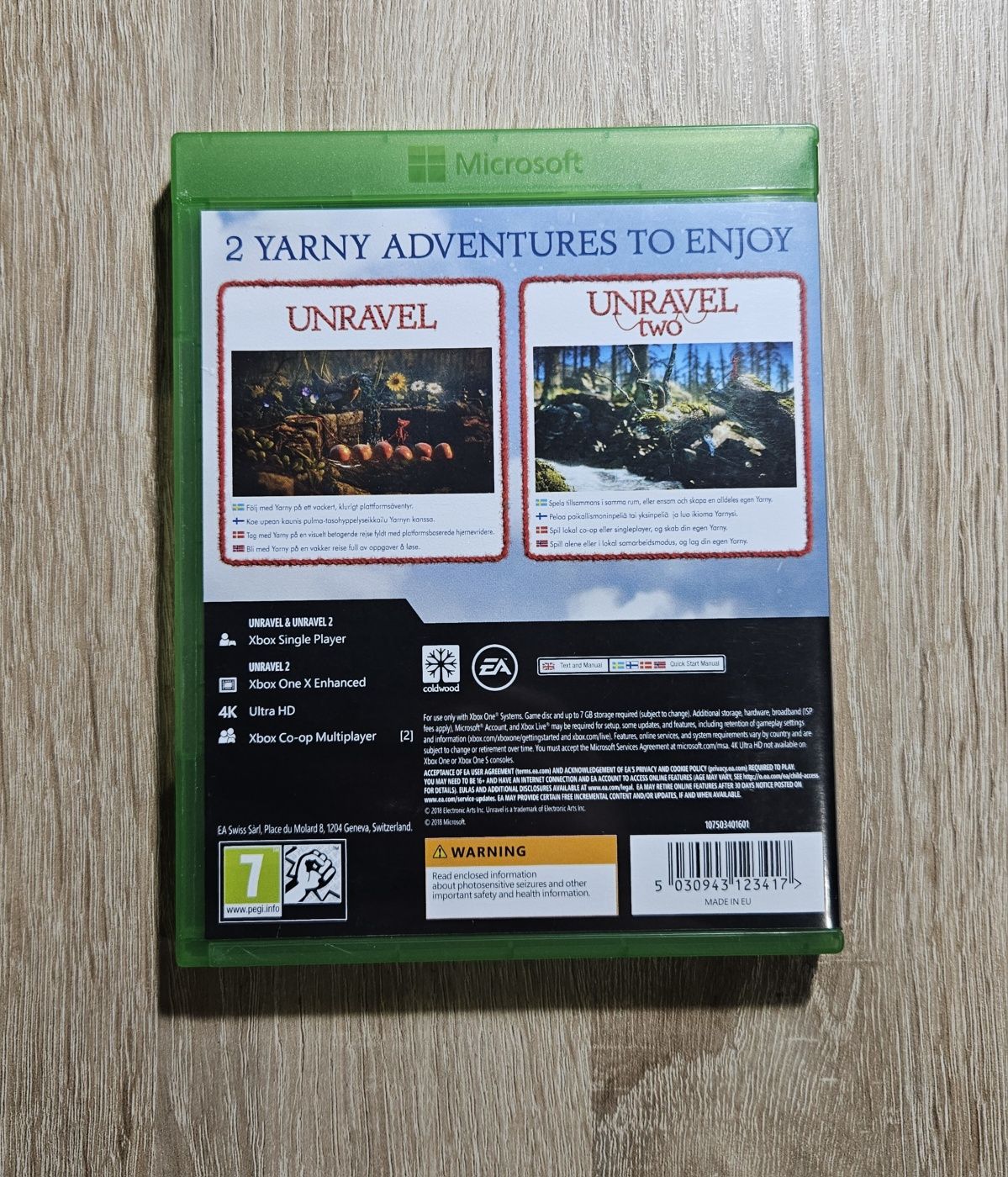 Gra Unravel Yarny Bundle Xbox One Xbox Series X