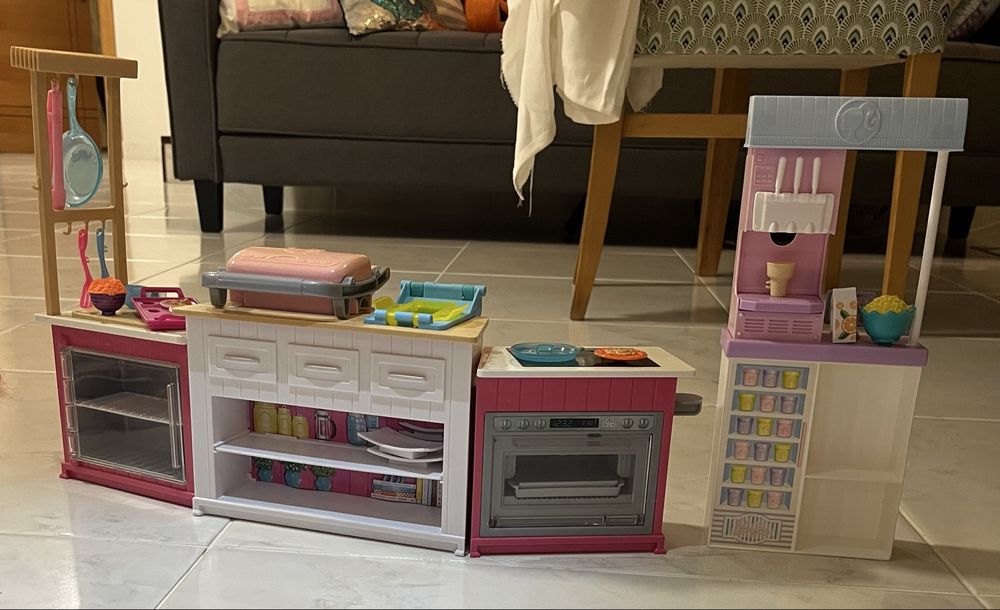 Cozinha e gelataria Barbie