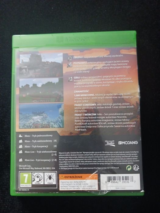 Minecraft gra na xbox