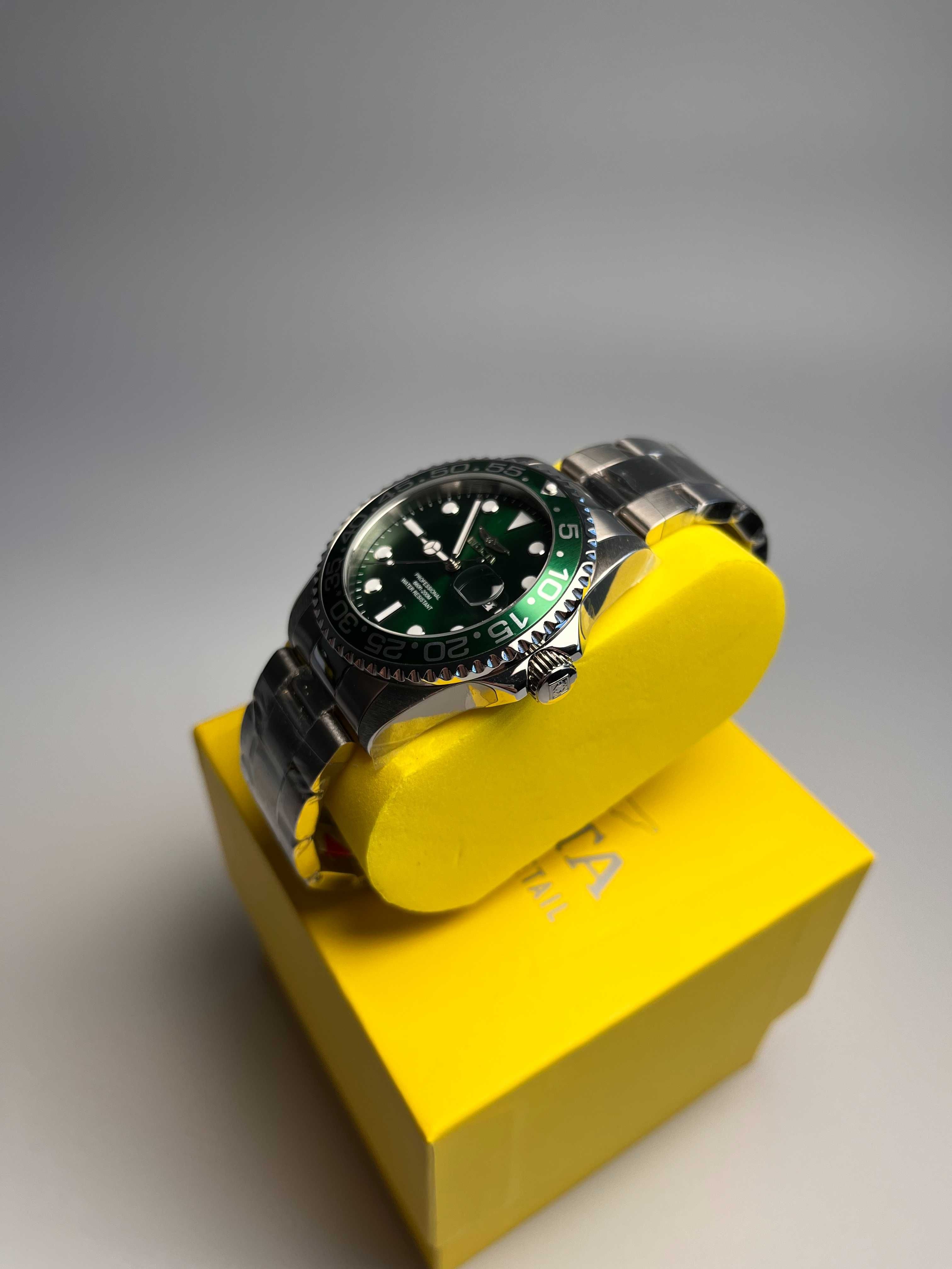 Invicta 36546 Pro Diver, годинник зелений, инвикта дайверы Ø42мм