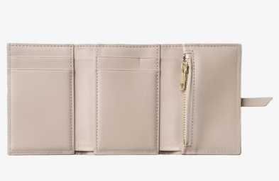 Portfel A.P.C. Noa Trifold Nude Beige Nowy