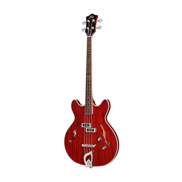 Guild Starfire I Bass (Cherry Red) – Gitara basowa typu Semi-Hollow