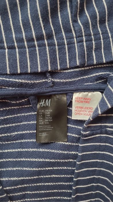 szlafrok dziecięcy h&m