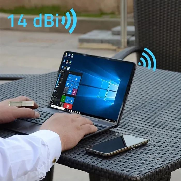 Antena zewnętrzna 4G LTE Qoltec dookólna DUAL 14dBi SMA 57043