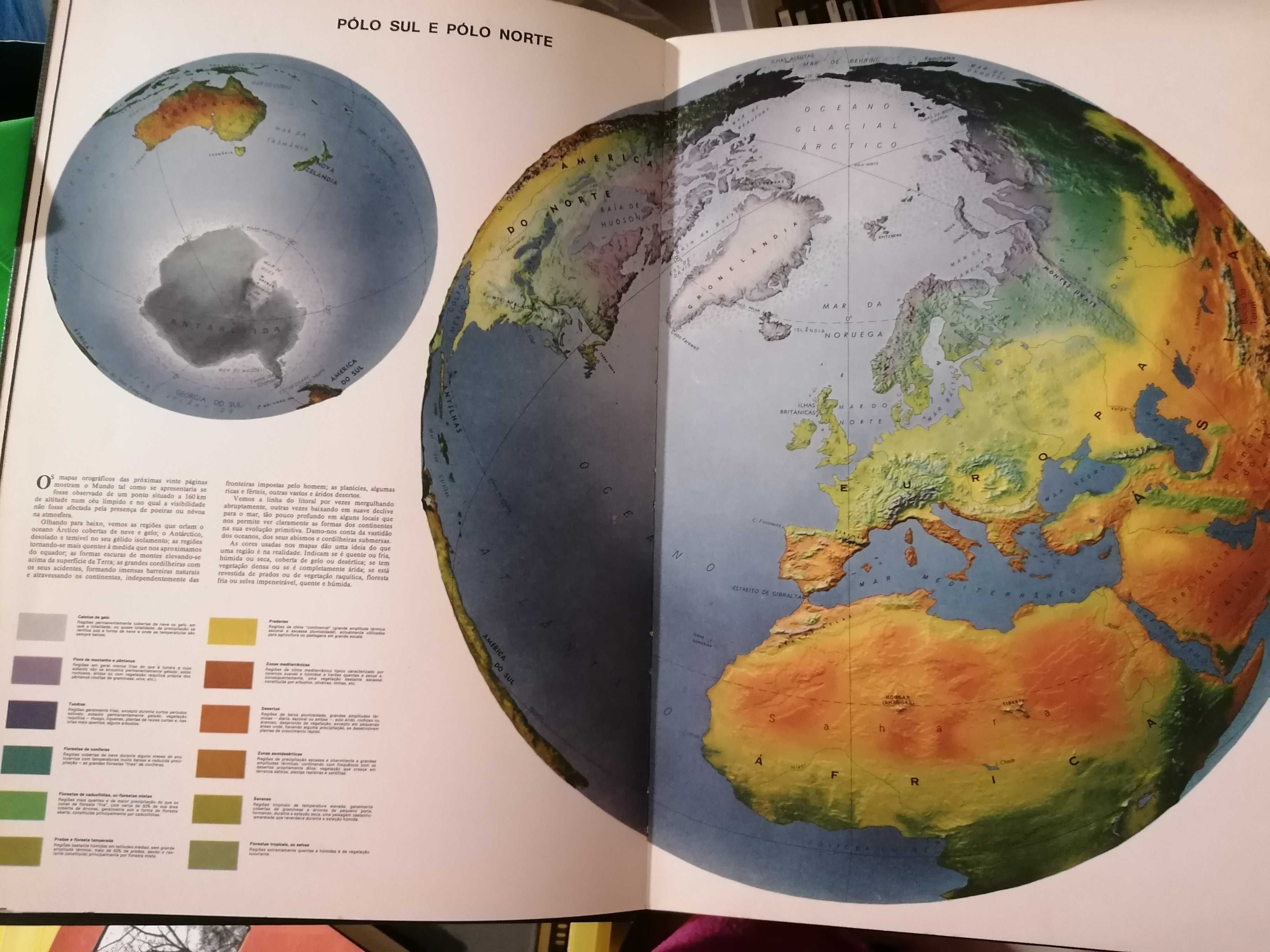 Livro "Grande Atlas Mundial" Seleções do Readers Digest