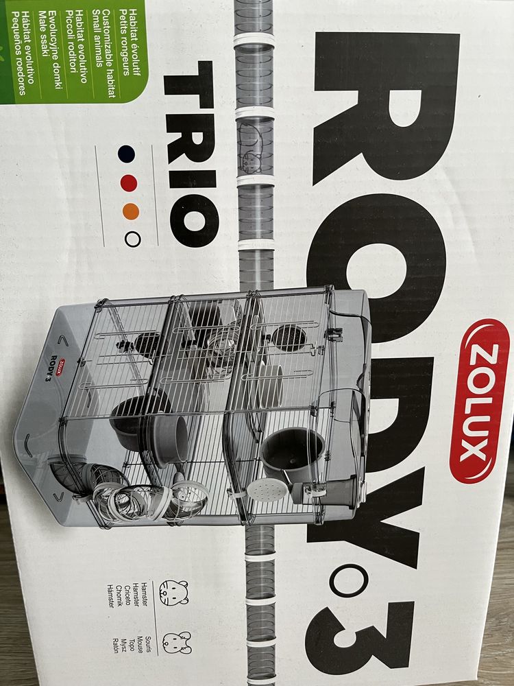Chomik roborowskiego z dużą klatką