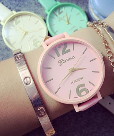 Nowy zegarek damski różowy