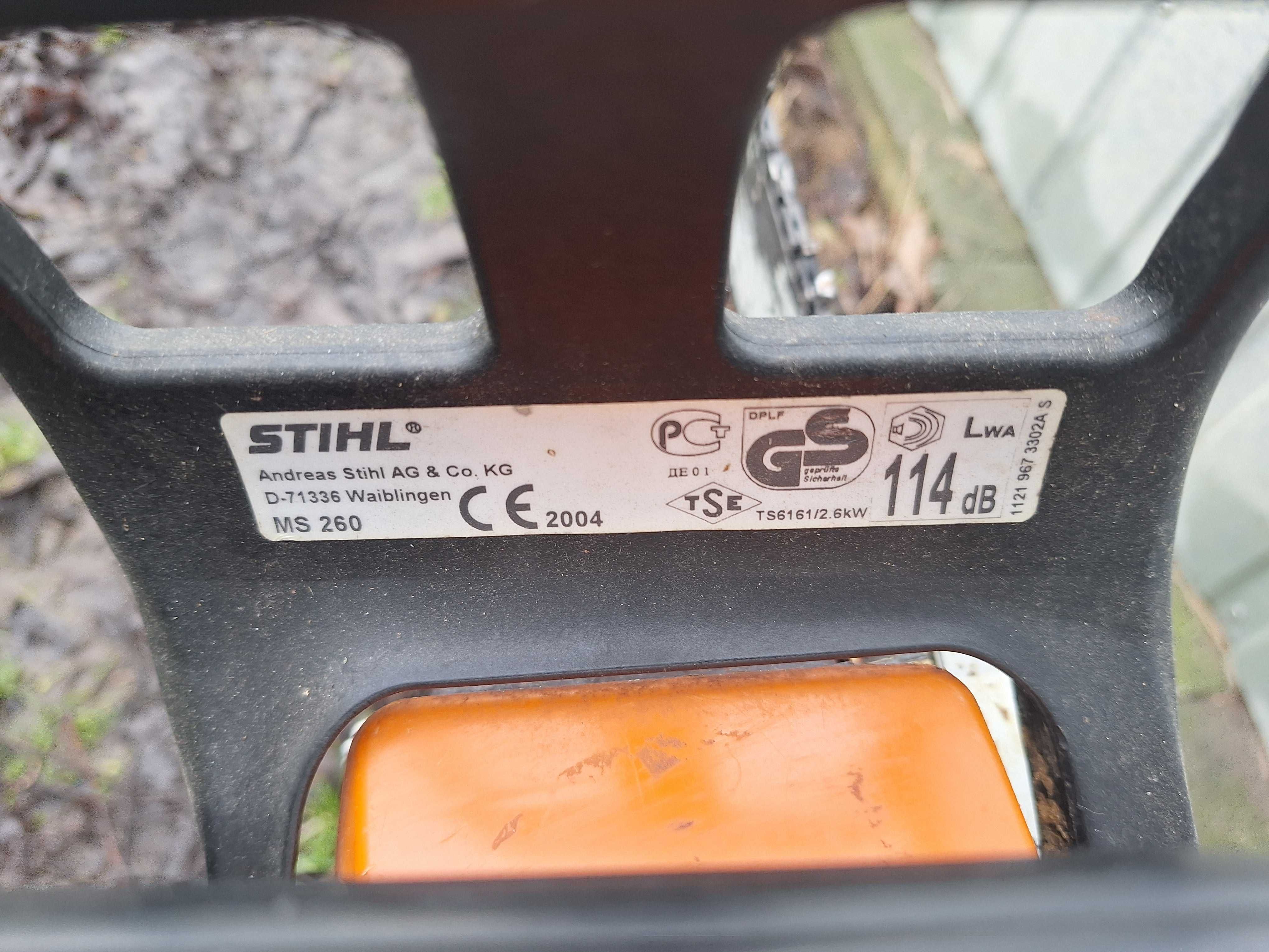 Piła spalinowa Stihl ms moc 3,5KM