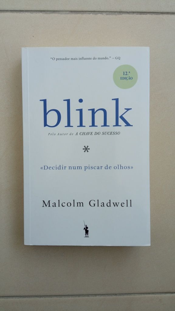 Livro "Blink!" - Malcom Gladwell