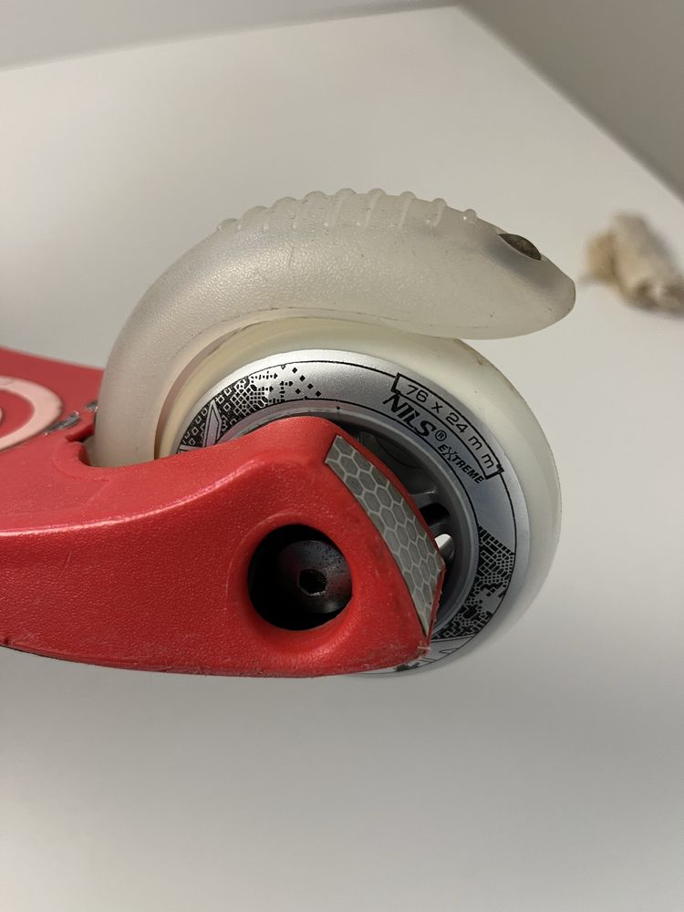 Hulajnoga trójkołowa mini micro czerwona (2)