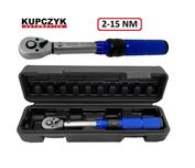 Klucz dynamometryczny 1/4 z blokadą 2-15 Nm Kupczyk