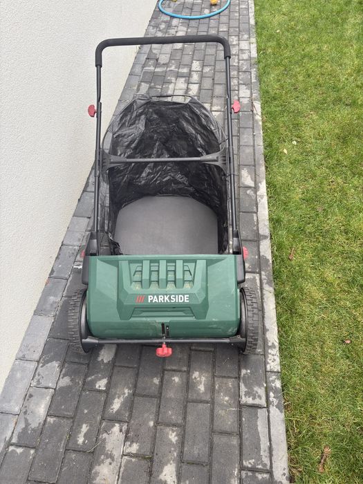 Zamiatarka do lisci z koszem parkside pkm 103a1