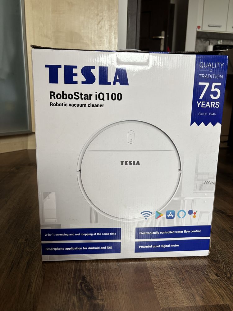 TESLA RoboStar iQ100 Robot Sprzątający Odkurzacz Mop inteligentny
