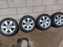 Felgi + opony zimowe  225/55/17 Audi A6 C7