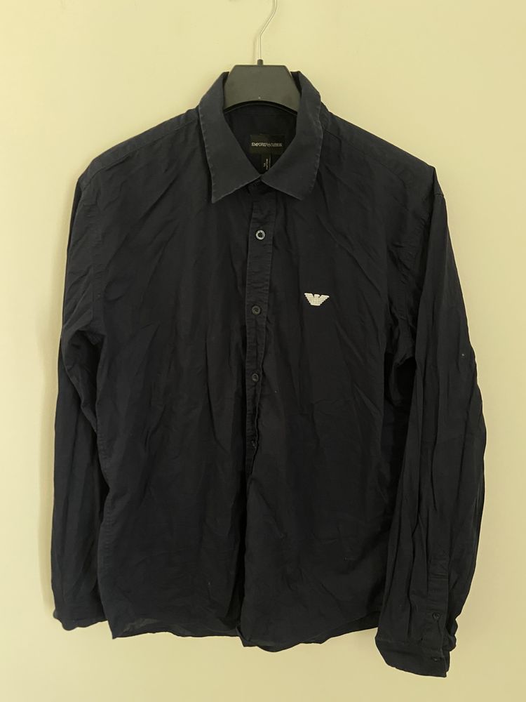koszula emporio armani meska, granatowa, rozmiar XL