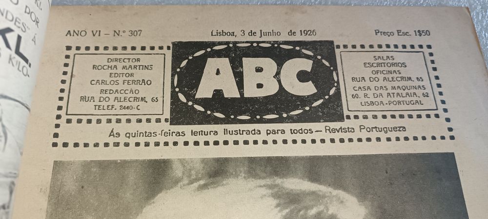 Revista portuguesa ABC de 1926