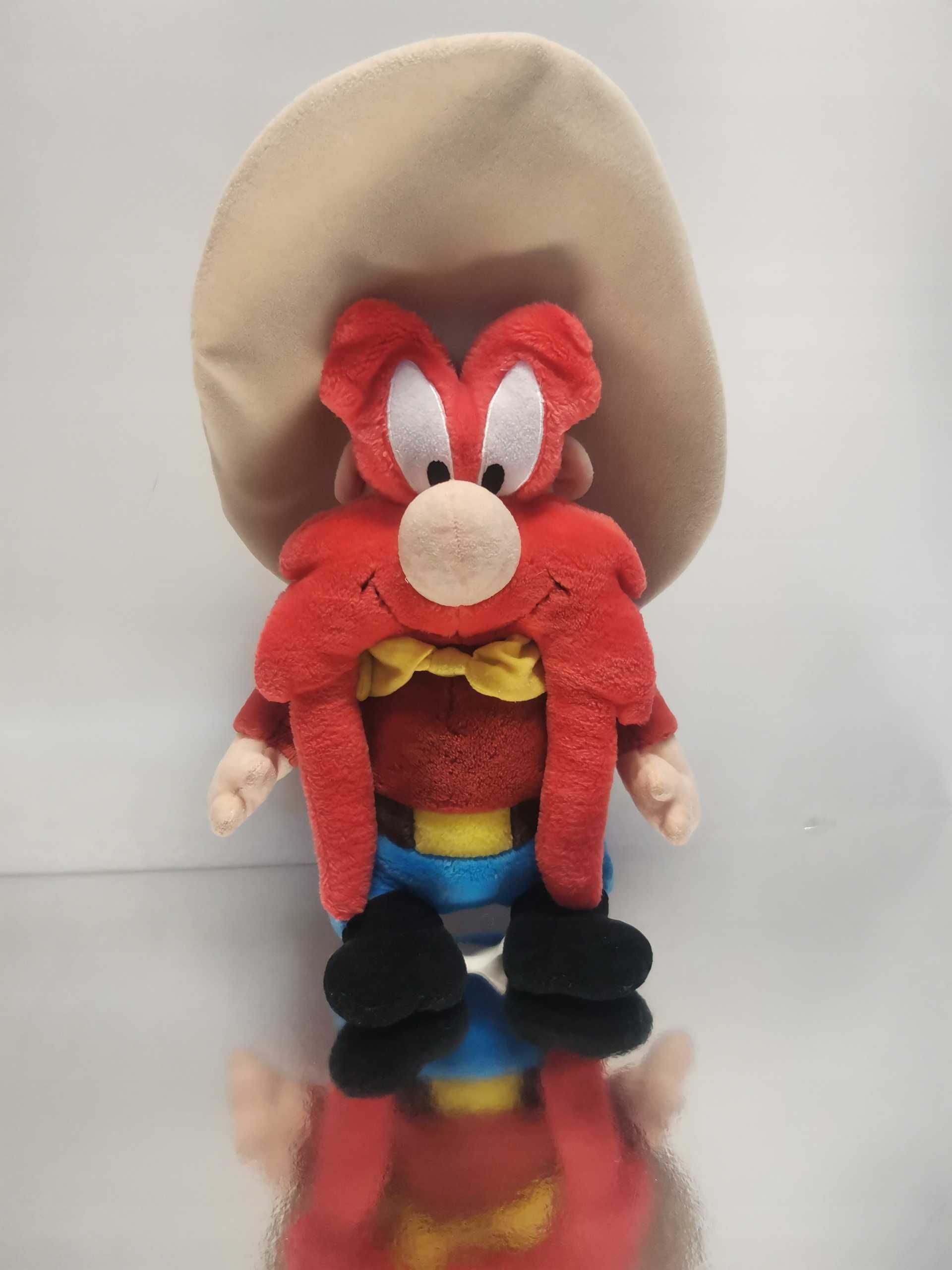 Yosemite Sam kowboj w kapeluszu maskotka duża 55cm Looney Tunes UNIKAT