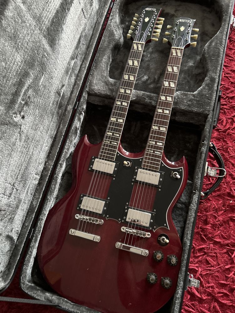 Arbiter SG 1275 gitara dwugryfowa Jimmy Page
