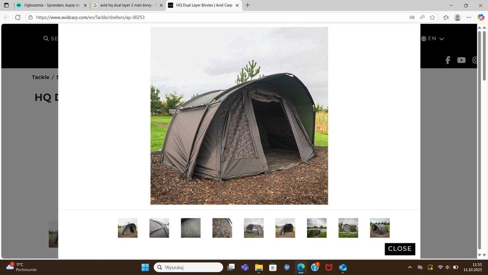 Avid HQ Dual Layer 2 man bivvy