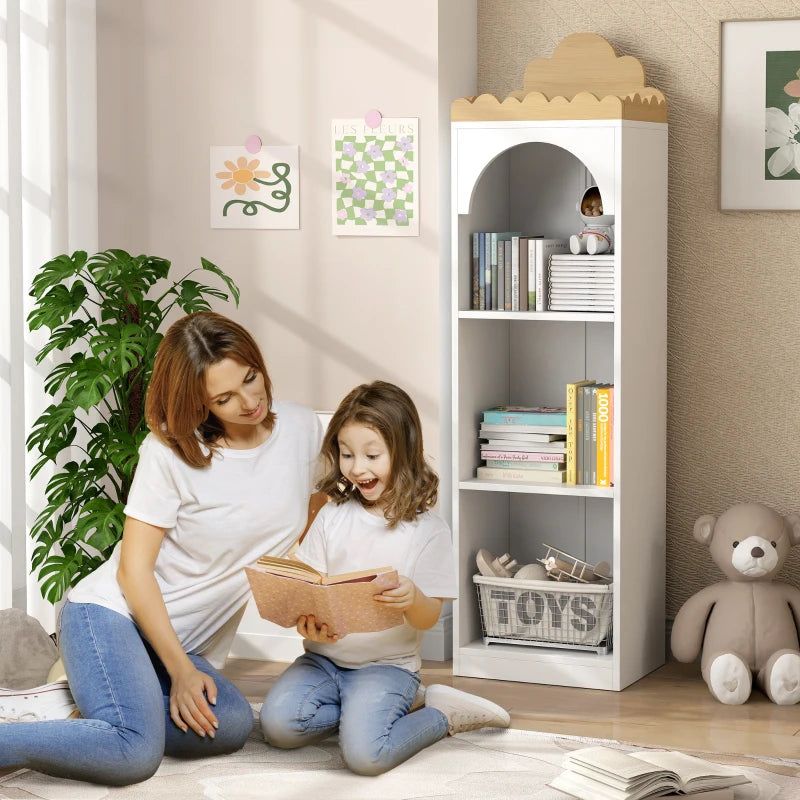 AIYAPLAY Estante para Livros Infantil de 3 Niveis Estante de Livros pa
