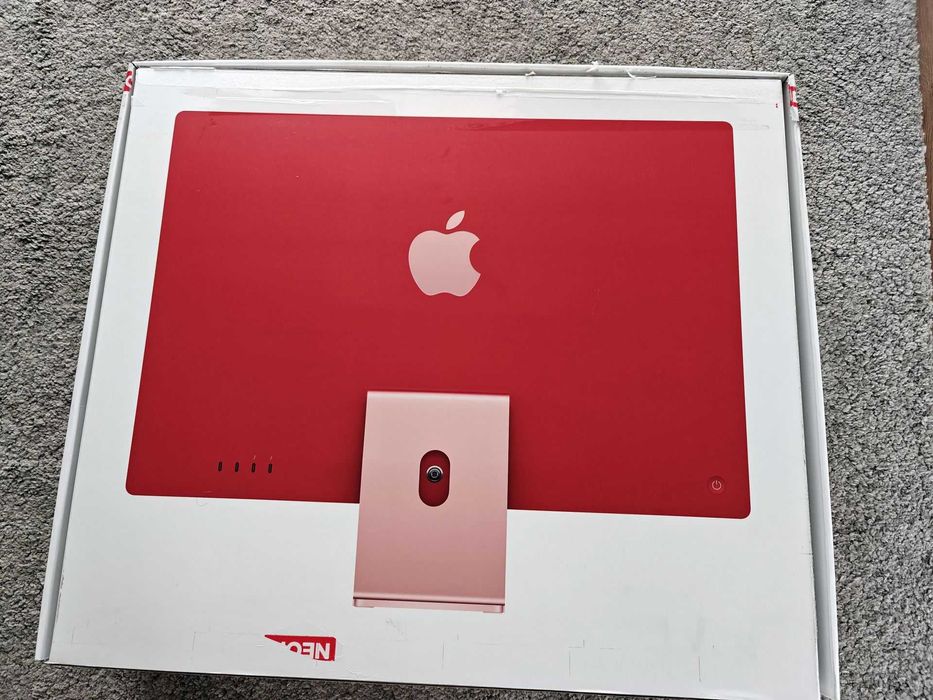 Apple iMac 24" Retina 4.5K (model MGPM3ZE/A) w kolorze różowym