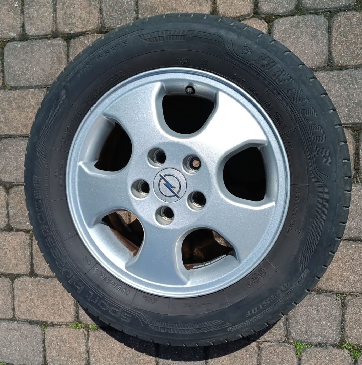 Koła alufelgi opel zafira opony 195x65x15