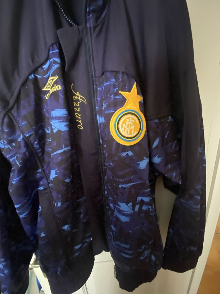 Casaco vintage Umbro Inter de Miláo  ,L,anos 90 ,raridade