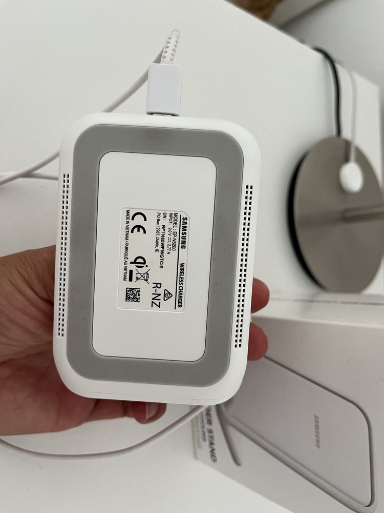 Carregador wireless fast charge sem fio Samsung 15w com fatura