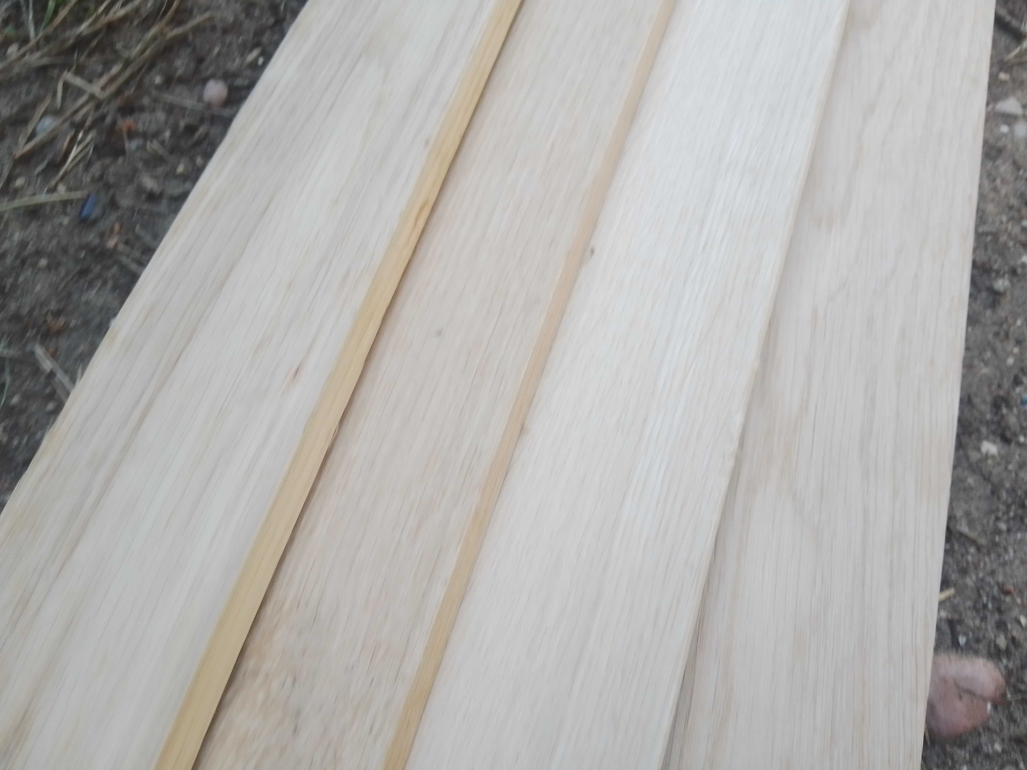 Dębowa deska heblowana 130 cm  Lamele, wysyłka