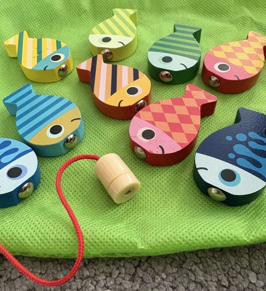 Łowienie rybek RYBKI wędka z magnesem