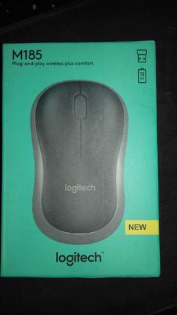 Нова мишка Logitech M185 + батерейка AA