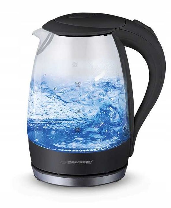 Czajnik Elektryczny Szklany Podświetlany 1,8l Regulacja Temper. 2200w