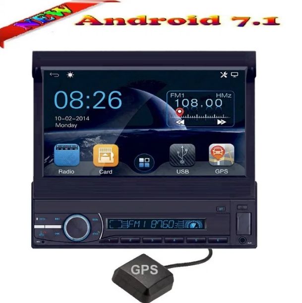 Авто Магнитола DVD Pioneer РМХ 7102 GPS Android 1Din 7" 7058 7059 7054