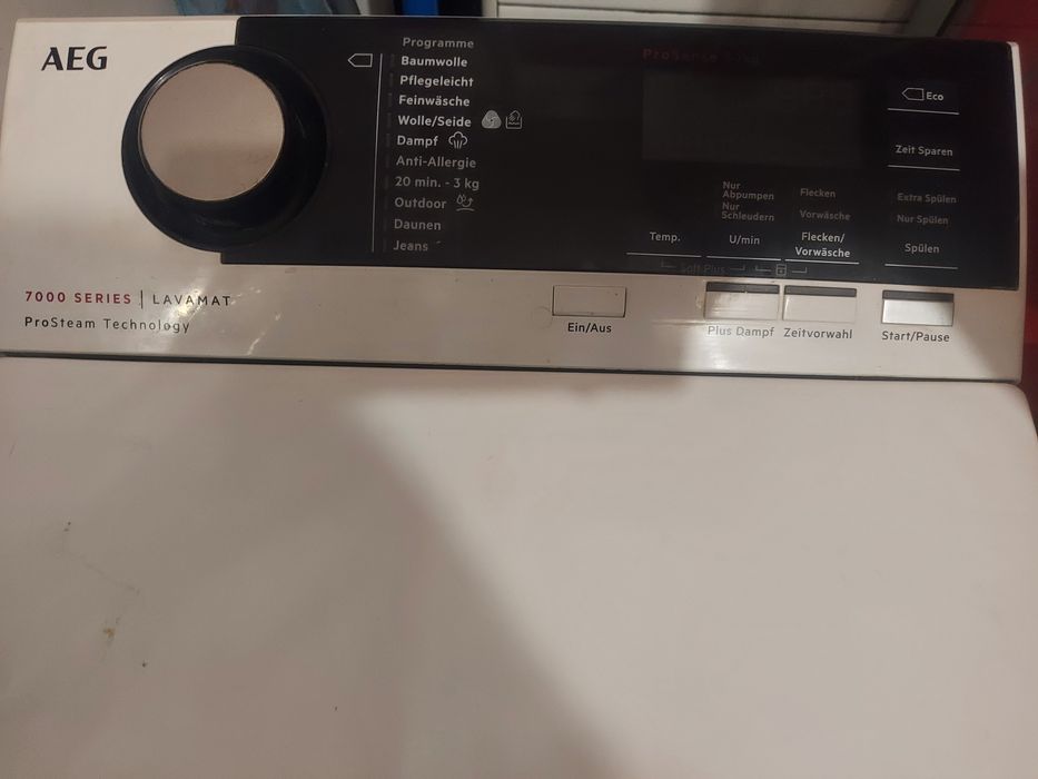 Пральна машина Aeg 7000 з функцією відпарювання