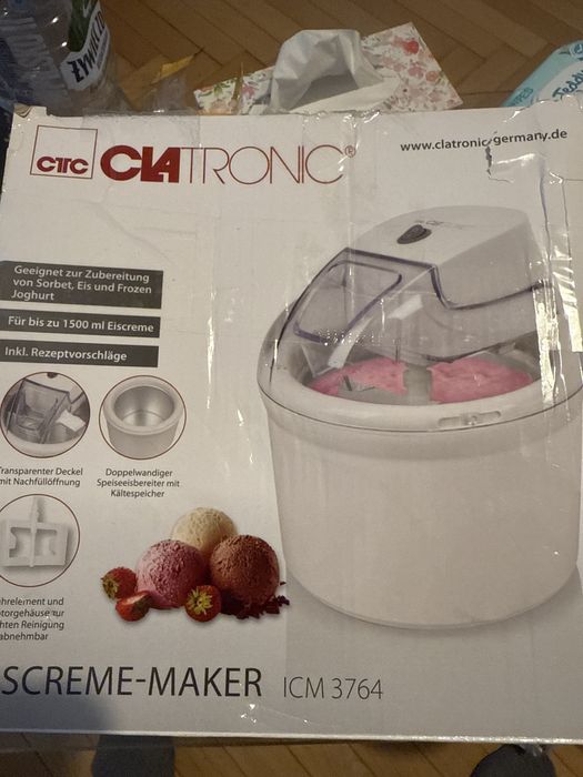 Urządzenie do wyrabiania lodów Clatronik ICM 3764