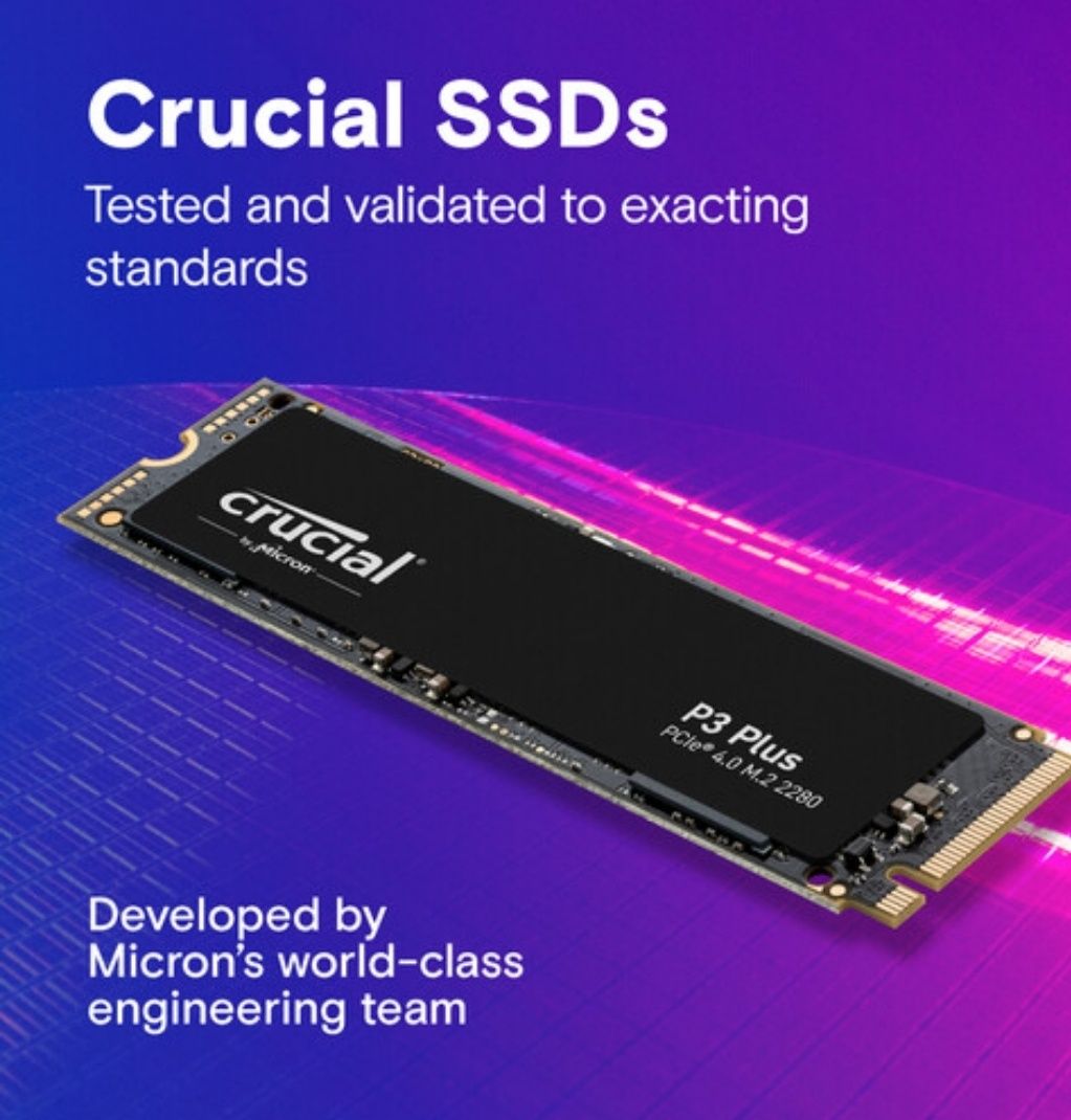 SSD Crucial P3 Plus NVMe, Lexar NQ790, SomnAmbulist 256 Gb M.2 NVMe