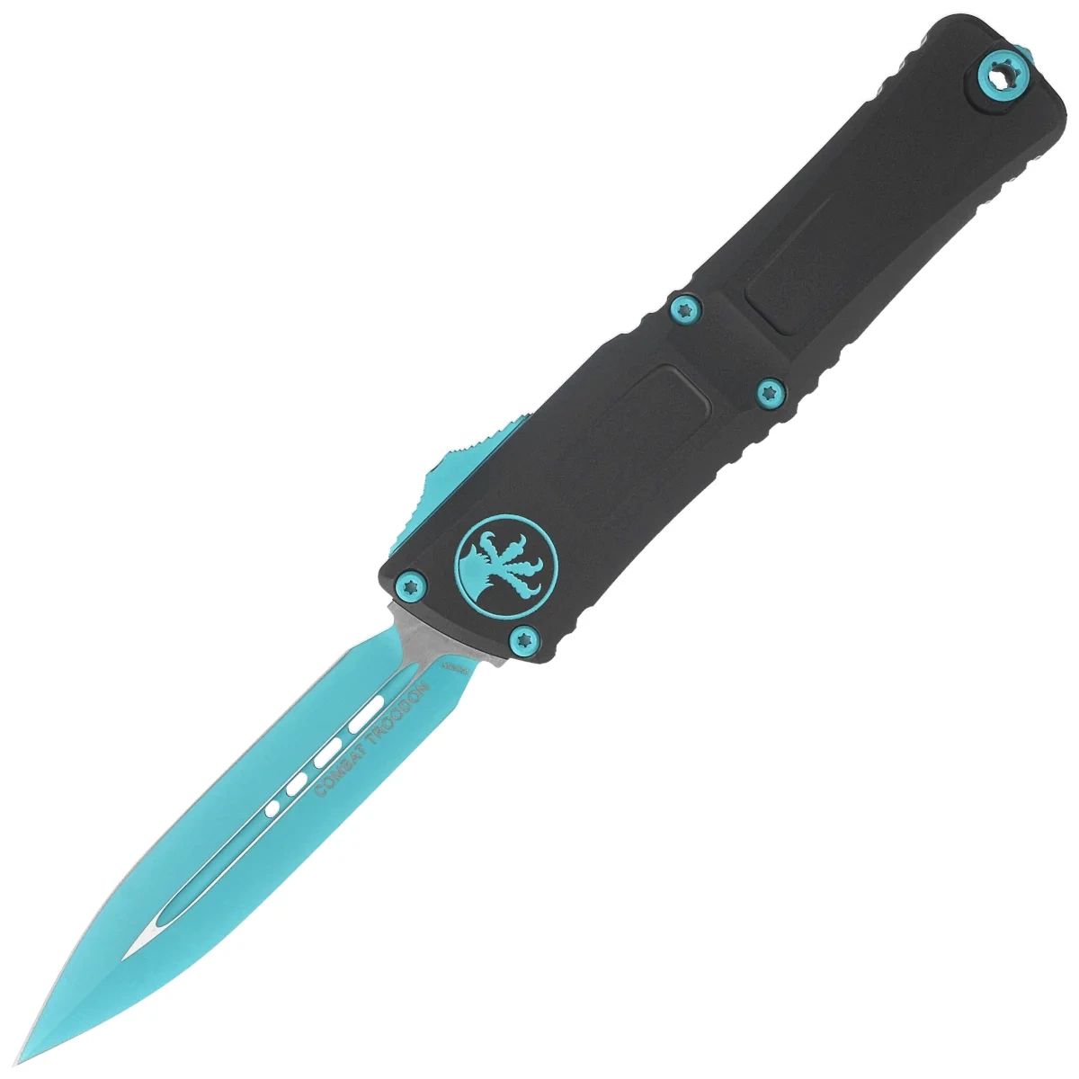 Nóż automatyczny OTF Microtech Combat Troodon D/E Gen III Black Alumin