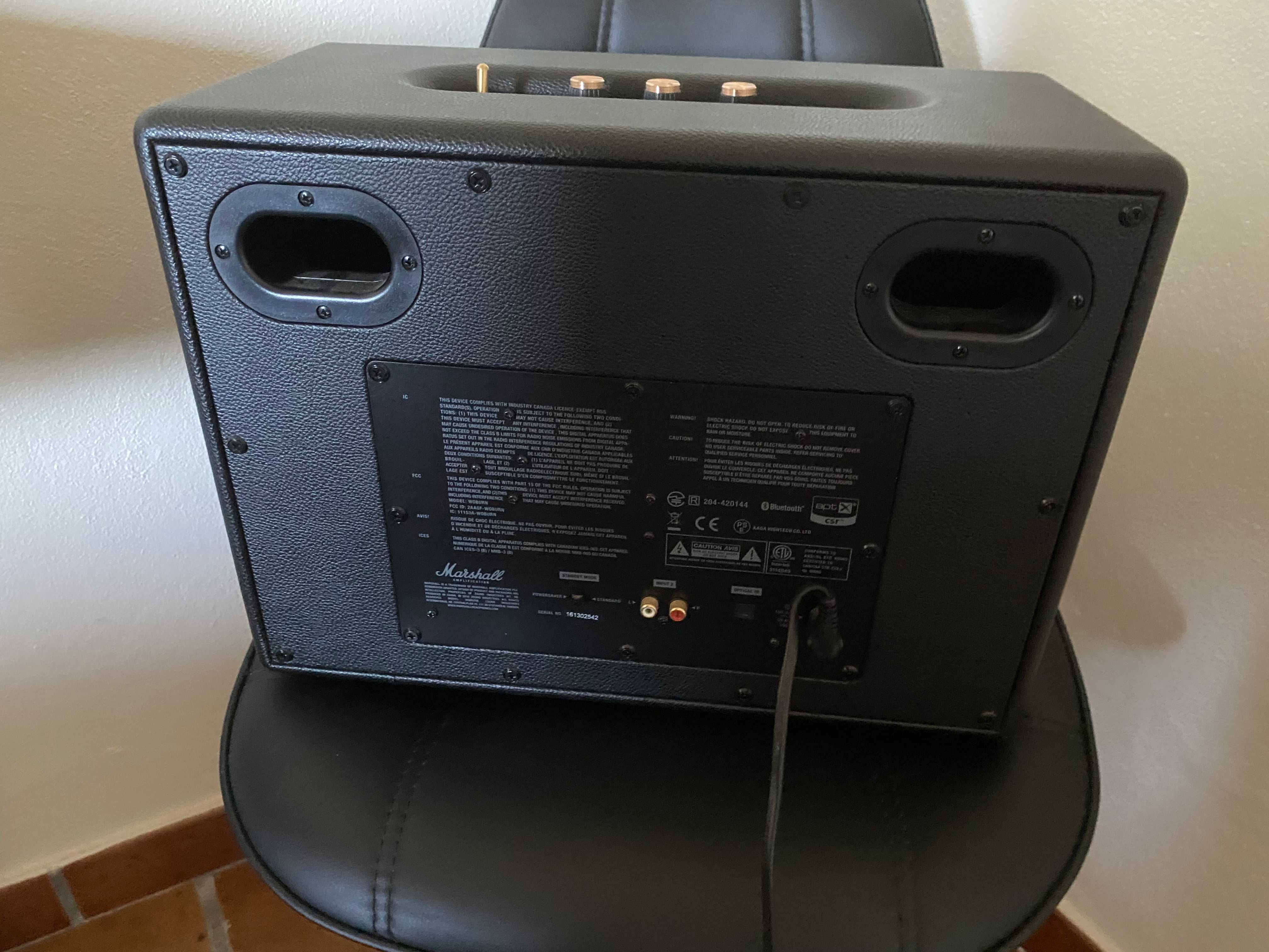 Coluna Bluetooth Marshall Woburn