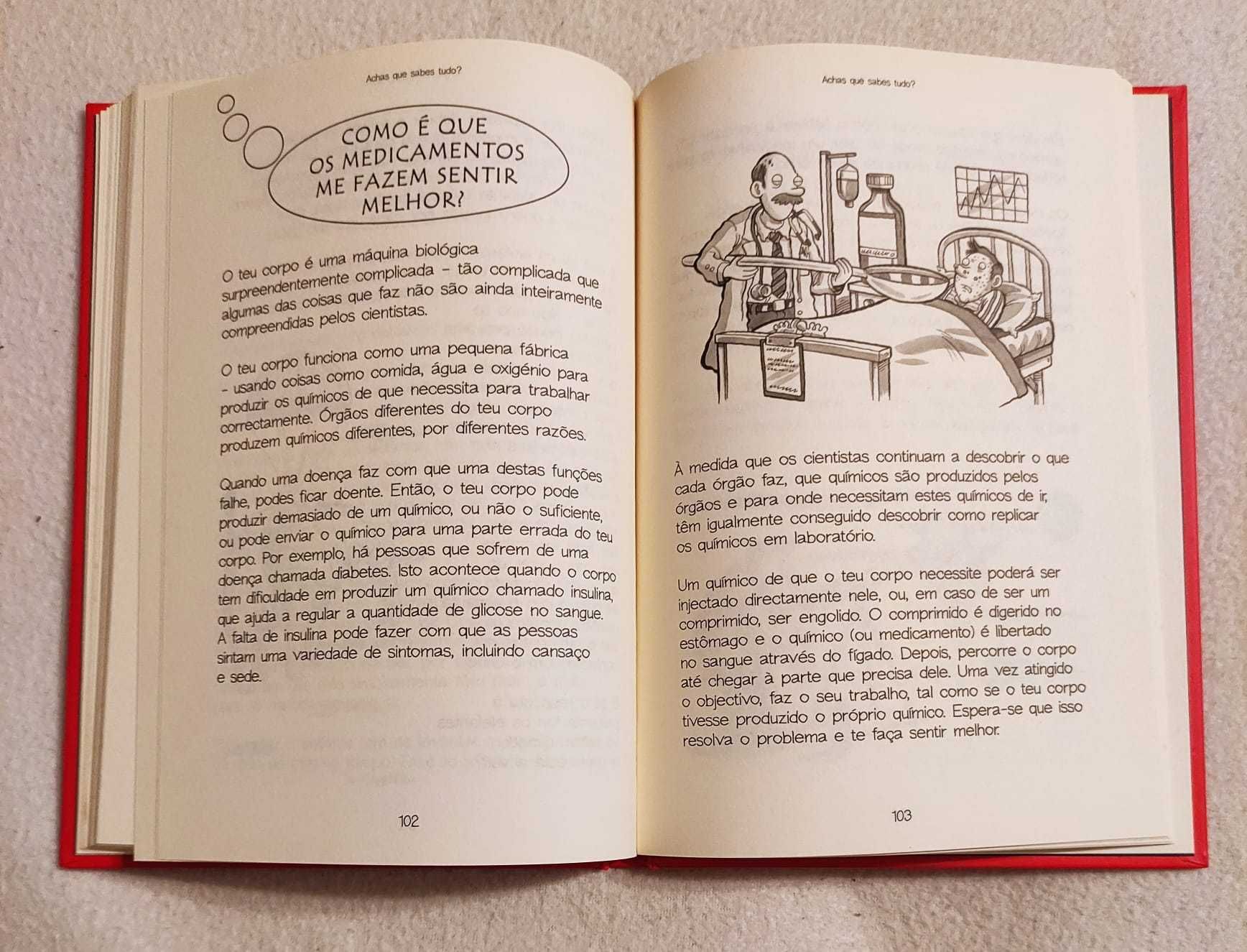Livro "Achas que sabes tudo?"