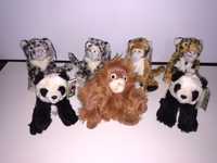 Peluche WWF varios animais (novo com etiqueta)